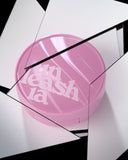 Don't Touch Glass Pink Cushion