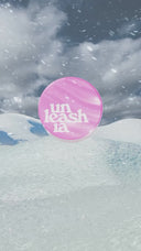 Don't Touch Glass Pink Cushion